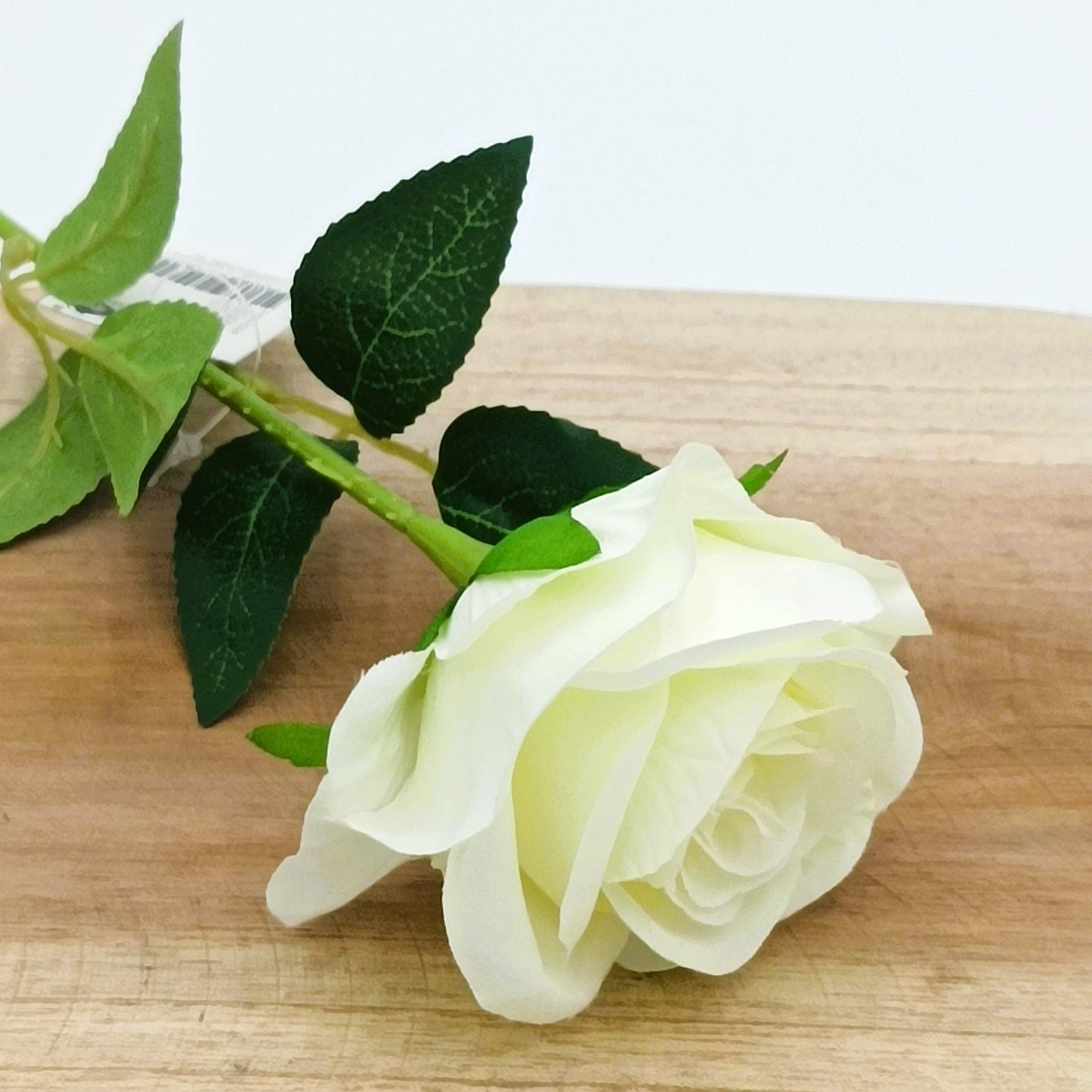 Branche de Rose ouverte H 52cm
