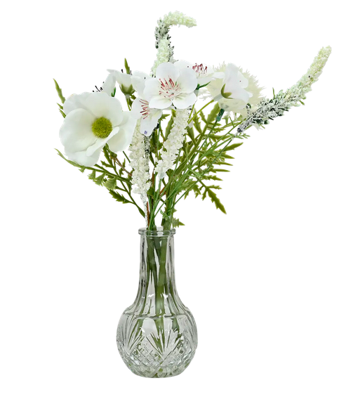 Vase avec Fleurs Artificielles des Champs